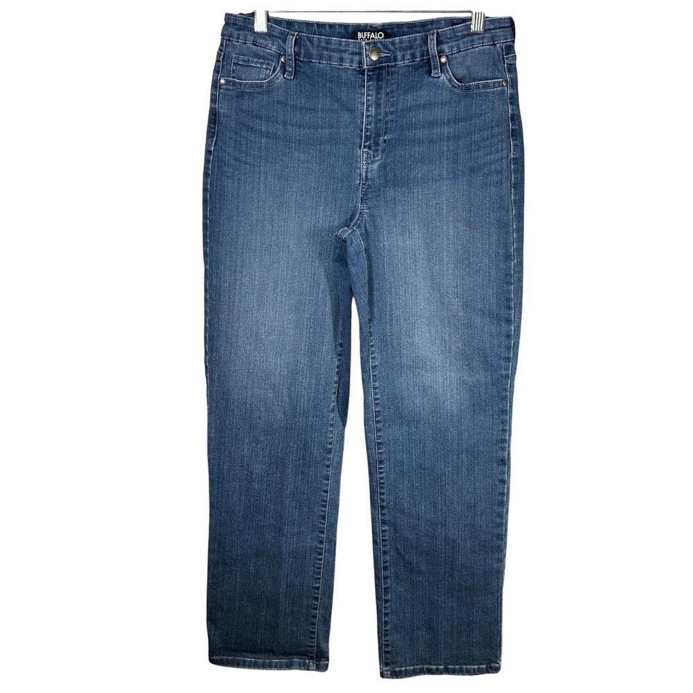 Buffalo David Bitton Alyssa High‎ Rise Straight Leg Stretch Jeans Size 10/30